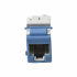 Siemon Jack de Red Modular Cat6a UTP, Tipo Keystone, RJ-45, Azul  1