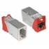 Siemon Jack de Red Blindado Cat6A UTP Z-MAX, RJ-45, Rojo  1