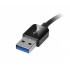 Siig Cable USB A Macho - USB A Hembra, 0.2 Metros, Negro  3