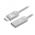 SIIG Cable USB A Macho - USB C Macho, 2 Metros, Plata, 2 Piezas  2