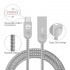 SIIG Cable USB A Macho - USB C Macho, 2 Metros, Plata, 2 Piezas  3