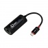 SIIG Adaptador USB C Macho - RJ-45 Hembra, Negro/Rojo  1