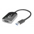 SIIG Adaptador Gráfico USB 3.0 Macho - VGA Hembra, Negro  1