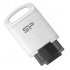 Memoria USB Silicon C10, 64GB, USB-C 3.0, Blanco  2