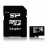 Memoria Flash Silicon Power, 16GB MicroSDHC Clase 10, con Adaptador  2