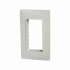 Simon Placa de Pared 2600614-030, 4 Puertos, Blanco  1