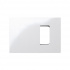Simon Placa de Pared 2700611-030, 1 Puerto, Blanco  1
