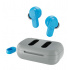 Skullcandy Audífonos Intrauriculares con Micrófono Dime, Inalámbrico, Bluetooth, Micro USB, Gris/Azul  1