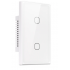 Sonoff Interruptor de Luz Inteligente T6-2C-120M, 2 Botones, Wi-Fi, Blanco
