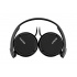 Sony Audífonos MDR-ZX110, Alámbrico, 3.5mm, Negro