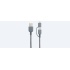Sony Cable de Carga Certificado MFi USB Tipo A Macho - Micro USB/Lightning Macho, 1.5 Metros, Gris, para iPhone/iPad/Smartphone  1