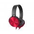 Sony Audífonos MDR-XB450AP, Alámbrico, 1.2 Metros, Rojo  3
