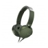 Sony Audífonos con Microfono Extra Bass XB550AP, Alámbrico, 1.2 Metros, Verde  1