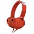 Sony Audífonos con Microfono Extra Bass XB550AP, Alámbrico, 1.2 Metros, Rojo  1