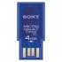 Memoria USB Sony USM4GH Micro Vault Tiny, 4GB, USB 2.0, Azul  1