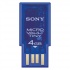 Memoria USB Sony USM4GH Micro Vault Tiny, 4GB, USB 2.0, Azul  1