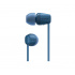 Sony Audífonos Intrauriculares con Micrófono WI-C100, Inalámbrico, Bluetooth, Azul  2