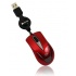 Mouse Space Óptico NetR412, Alámbrico, USB, 800DPI, Rojo