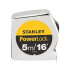 Flexómetro Stanley 33-158MX, 5 Metros, 1.6cm, Cromo/Amarillo