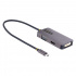 StarTech.com Adaptador de Video USB C - HDMI/VGA/DVI-I Hembra, Gris  1