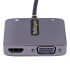 StarTech.com Adaptador de Video USB C Macho - HDMI/VGA Hembra, Gris  3