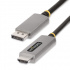 StarTech.com Cable DisplayPort 1.4 Macho - HDMI 2.1 Macho, 144Hz, 2 Metros, Negro/Gris  1