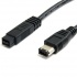 Startech.com Cable FireWire IEEE-1394 9-pin Macho - 6-pin Macho, 30cm, Negro  1