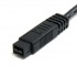 Startech.com Cable FireWire IEEE-1394 9-pin Macho - 6-pin Macho, 30cm, Negro  2