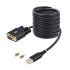 StarTech.com Cable USB-A Macho - DB9 Hembra, 3 Metros  9