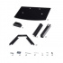 StarTech.com Estante Escalonado 2B-WALL-MOUNT-SHELF, 2 Niveles, Marco de Aluminio, hasta 7kg, Negro  10