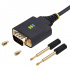 StarTech.com Cable Serial USB A Macho - 2x DB9 Macho, 4 Metros, Negro  8