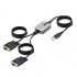 StarTech.com Cable USB-A Macho - 2 x DB9 Macho, 4 Metros  1