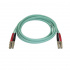 StarTech.com Cable Fibra Óptica Dúplex Multimodo OM4, LC Macho -LC Macho, 2 Metros, Aqua  2