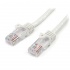 StarTech.com Cable Patch Cat5e UTP sin Enganches RJ-45 Macho - RJ-45 Macho, 2.1 Metros, Blanco