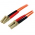StarTech.com Cable Fibra Óptica Multimodo OM2 LC Macho - LC Macho, Núcleo 50µm, Cubierta 125µm, 1 Metro, Naranja  1