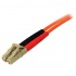 StarTech.com Cable Fibra Óptica OM2 LC Macho -  LC Macho, 1 Metro, Naranja  2