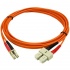 StarTech.com Cable Fibra Óptica Multimodo OM2 LC Macho - SC Macho, 2 Metros, Naranja  2