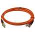 StarTech.com Cable Fibra Óptica LC Macho - ST Macho, 50/125, 2 Metros, Rojo  3