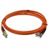StarTech.com Cable Fibra Óptica Multimodo OM2 LC Macho - ST Macho, Núcleo 50µm, Cubierta 125µm, 2 Metros, Rojo  3