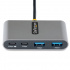 Startech.com Hub USB C 3.2, 2x USB A 3.2, 2x USB C, 5000Mbit/s, Gris  3