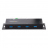 StarTech.com Hub Industrial, 5000 Mbit/s, USB 3.0 de 4 Puertos, Negro  3