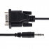 StarTech.com Cable 3.5mm Macho - DB9 Macho, 1 Metro, Negro  3