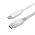 StarTech.com USB C Macho - DisplayPort Macho, 3 Metros, Blanco  1