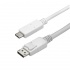 StarTech.com USB C Macho - DisplayPort Macho, 3 Metros, Blanco