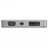 StarTech.com Adaptador USB-C Macho - VGA/HDMI/DVI-D/DisplayPort Hembra, Negro/Plata  5