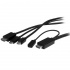 StarTech.com Adaptador HDMI - Macho - HDMI/Mini DisplayPort/USB C - Macho, 2 Metros, Negro - Imagen adicional 1