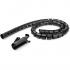 StarTech.com Manguera Espiral 4.5cm x 1.5m, Negro