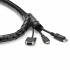 StarTech.com Manguera Espiral 4.5cm x 1.5m, Negro - Imagen adicional 3
