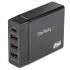 StarTech.com Cargador de Pared DCH1C3A, 20V, 3x USB 3.2, Negro