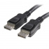 StarTech.com Cable DisplayPort 1.2 Macho -  DisplayPort 1.2 Macho, 4K, 5 Metros, Negro, con Cierre de Seguridad  1